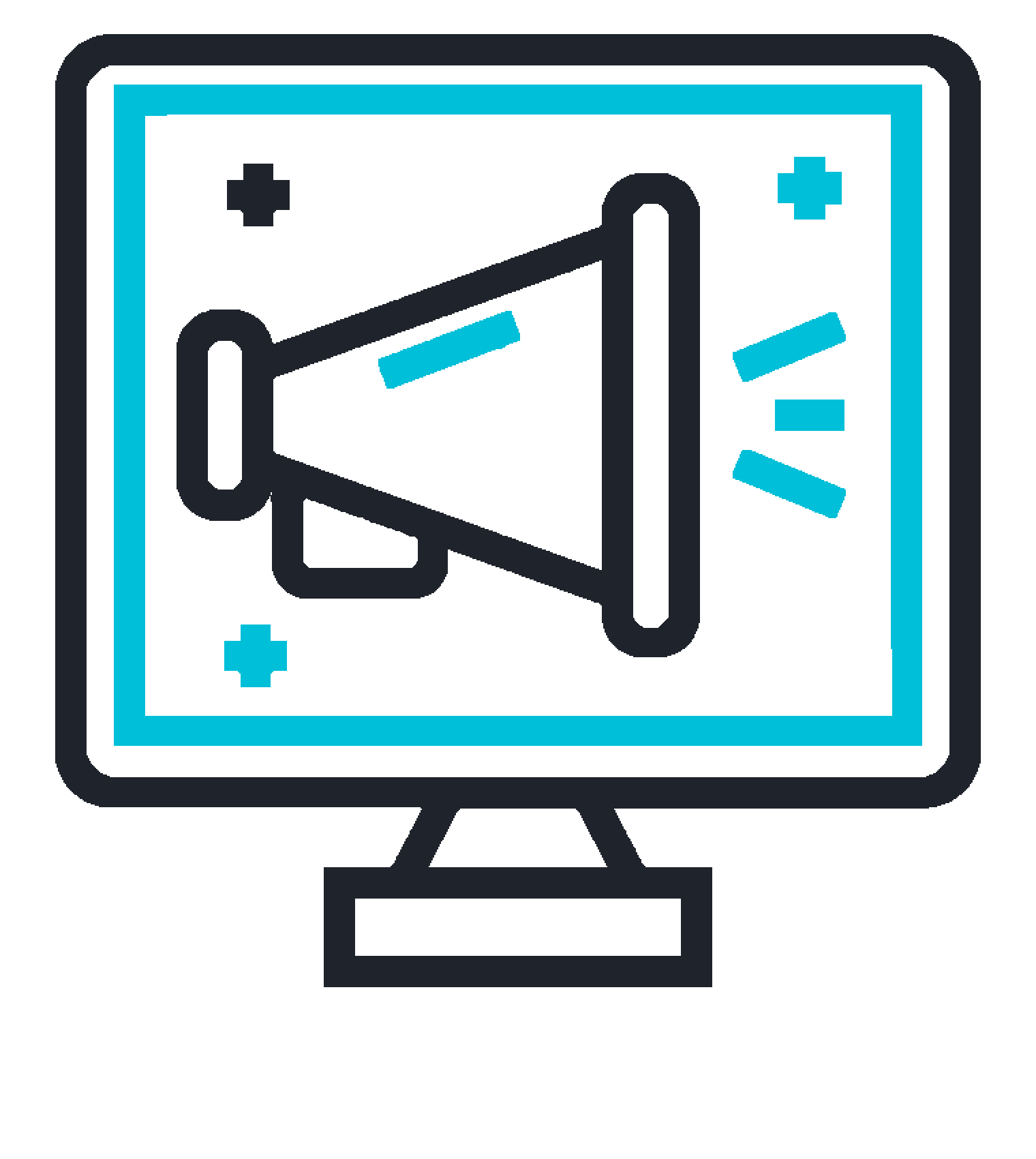 Digital marketing service illustration