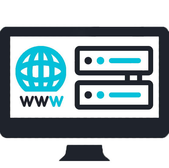 Web hosting service illustration